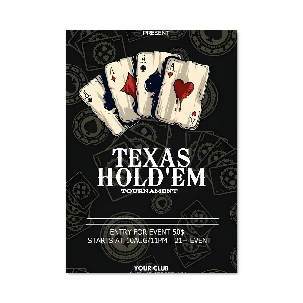 Poster Texas holdem 87