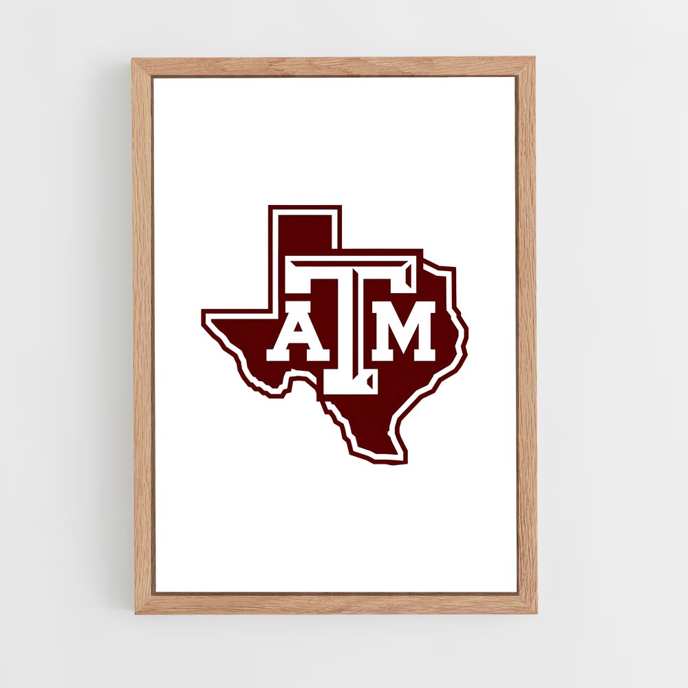 ap-texas aandm aggies-3 cadre Bois clair
