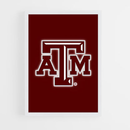 ap-texas aandm aggies-4 cadre Blanc