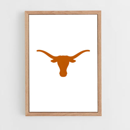 ap-texas longhorns-1 cadre Bois clair