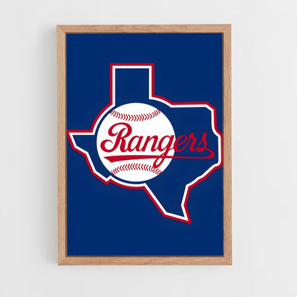 ap-texas rangers-1 cadre Bois clair