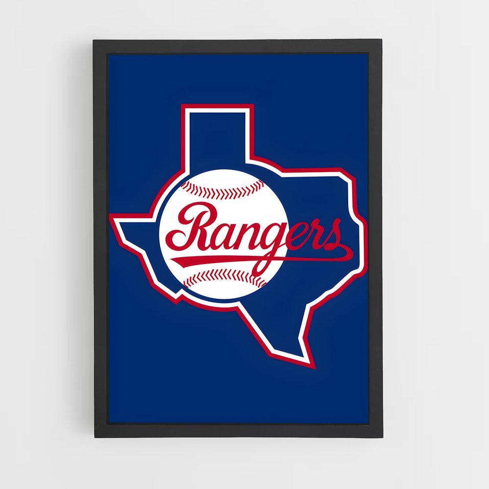ap-texas rangers-1 cadre Noir