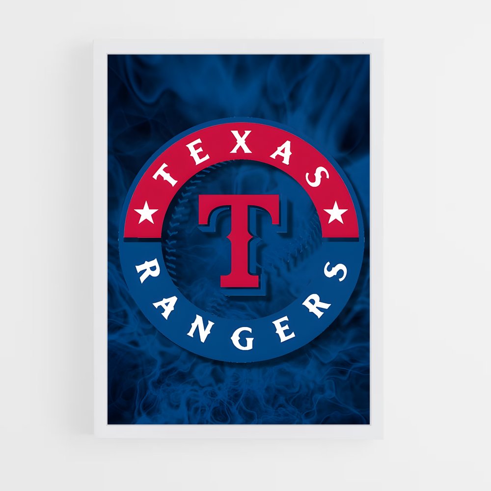 ap-texas rangers-3 cadre Blanc