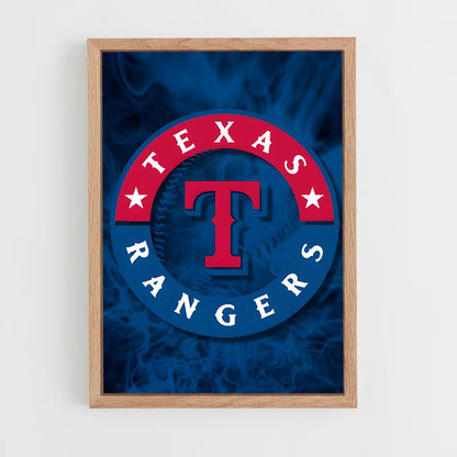 ap-texas rangers-3 cadre Bois clair