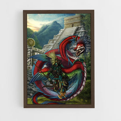 ap-tezcatlipoca-3 cadre Bois foncé