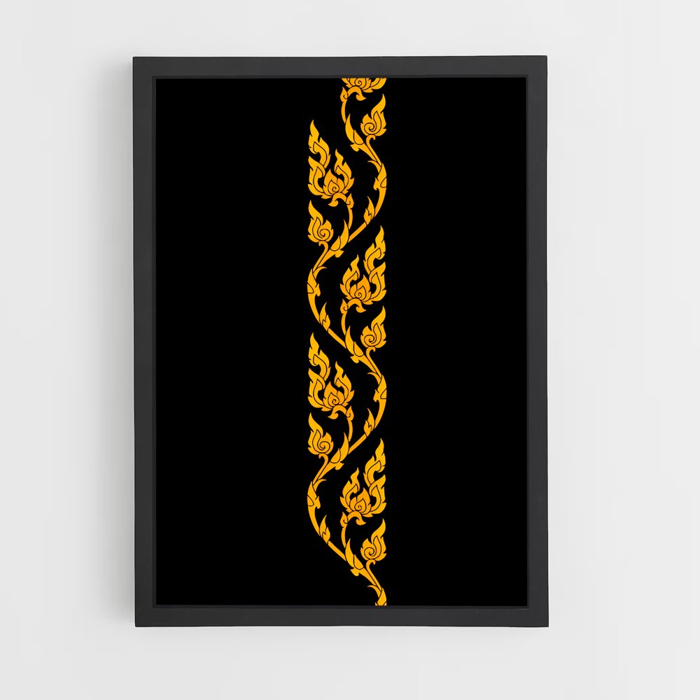 ap-thai patterns-2 cadre Noir