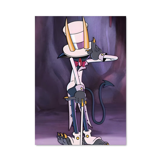 Poster Cuphead et son Minou