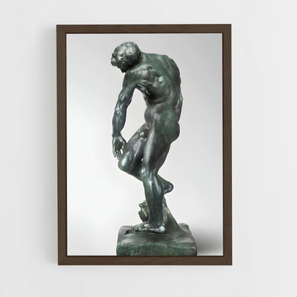 ap-the age of bronze rodin-4 cadre Bois foncé