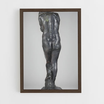 ap-the age of bronze rodin-5 cadre Bois foncé