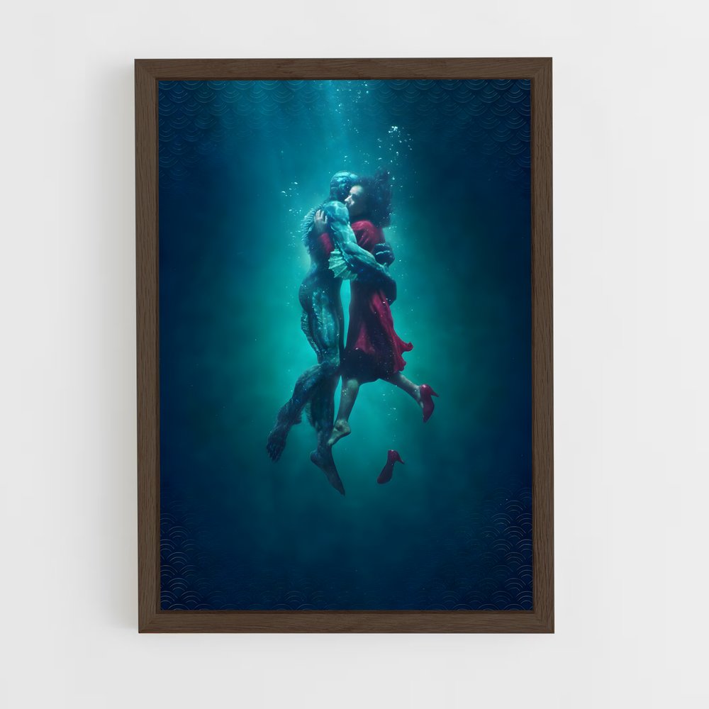 ap-the amphibian man-1 cadre Bois foncé
