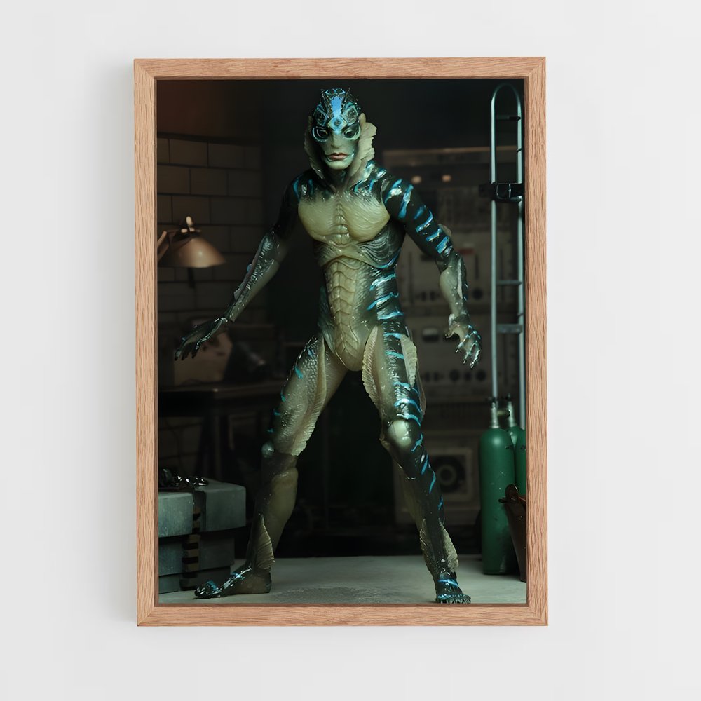ap-the amphibian man-2 cadre Bois clair