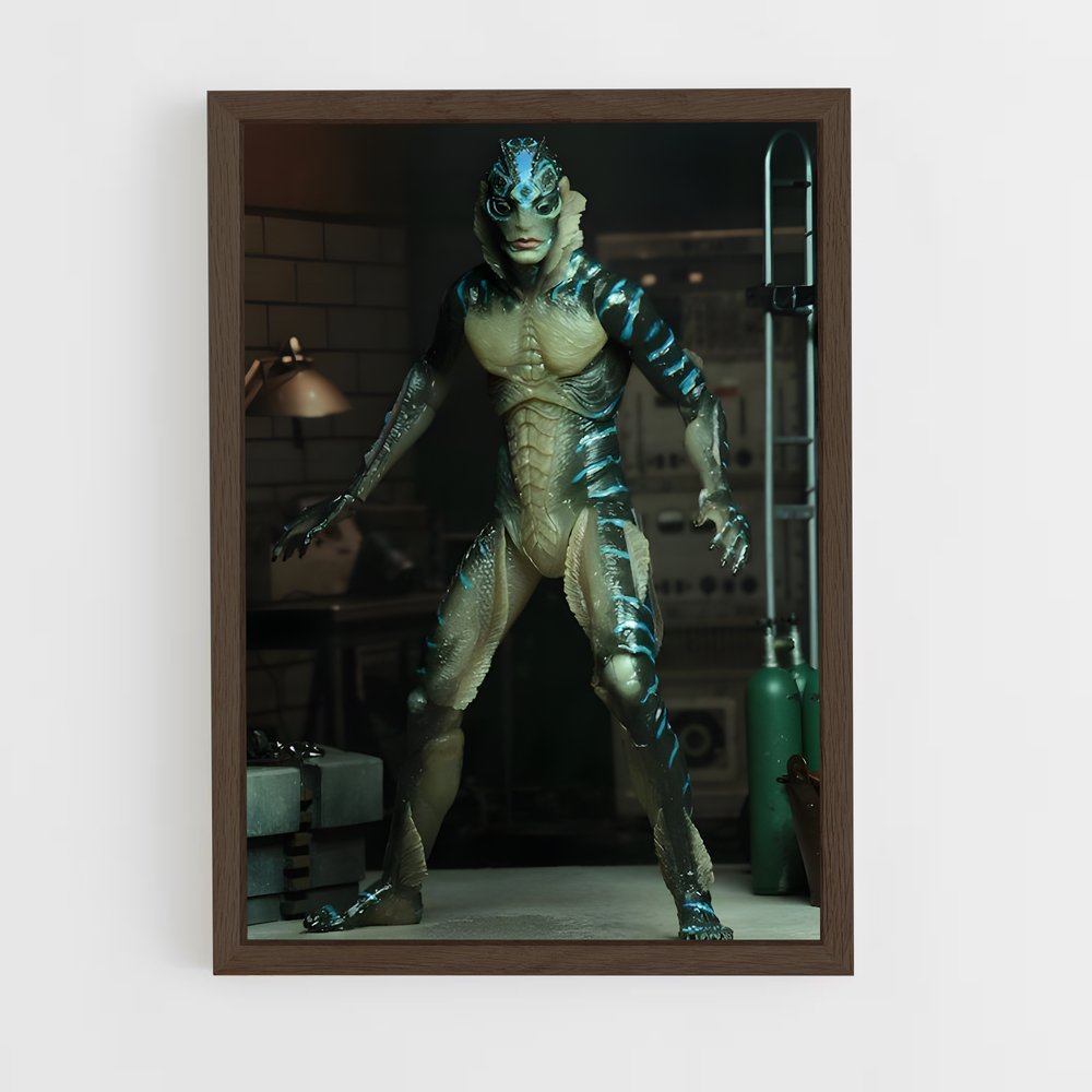 ap-the amphibian man-2 cadre Bois foncé