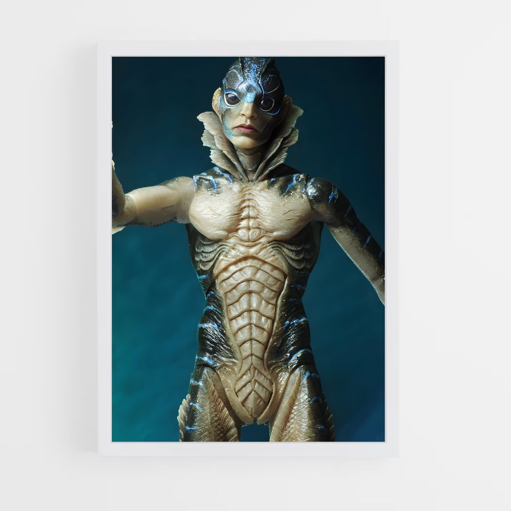 ap-the amphibian man-3 cadre Blanc