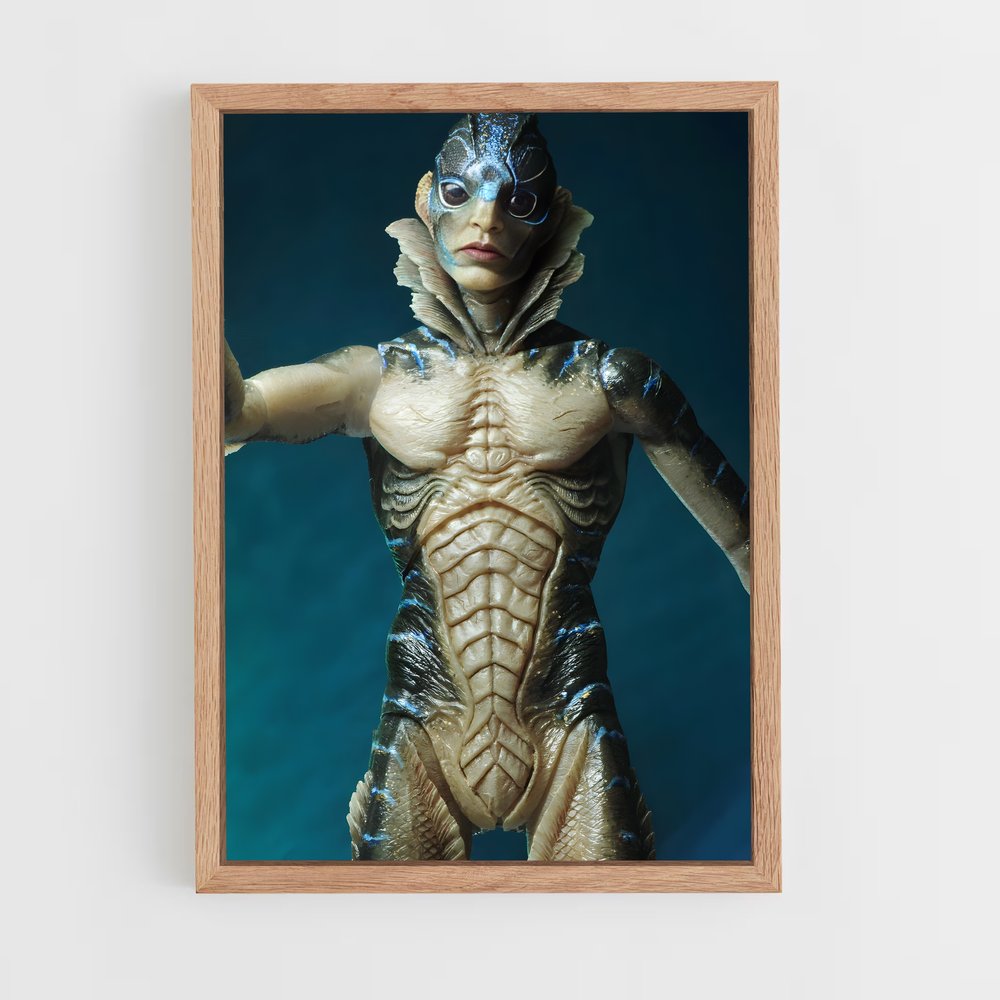 ap-the amphibian man-3 cadre Bois clair