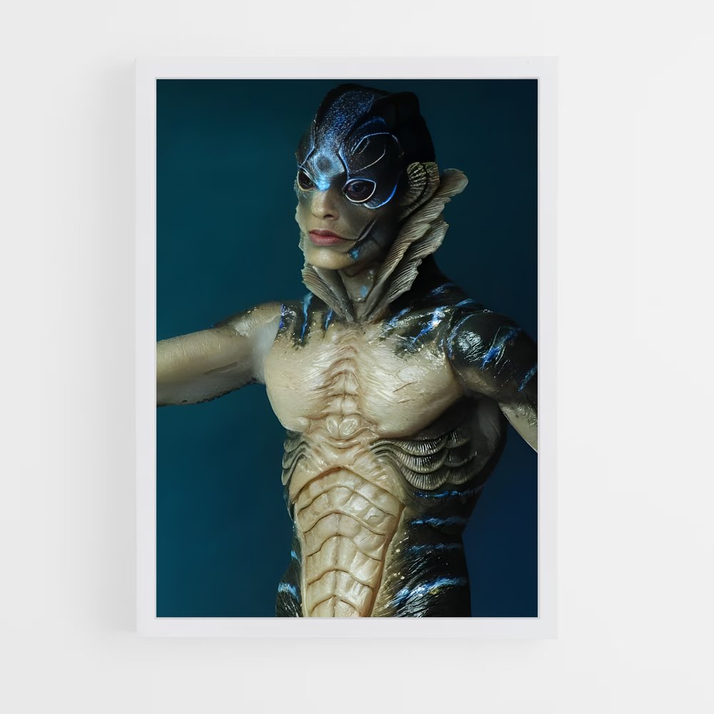 ap-the amphibian man-4 cadre Blanc