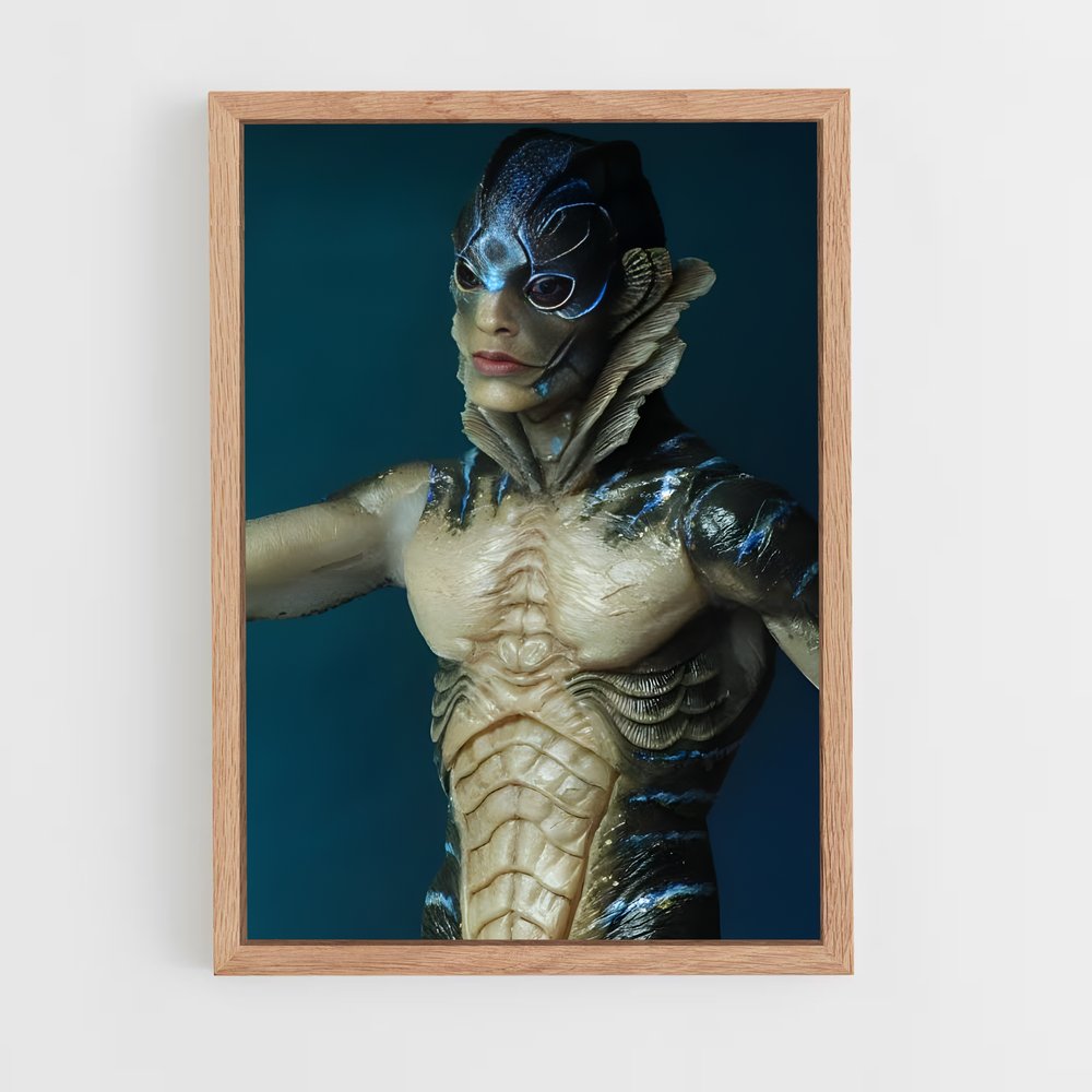 ap-the amphibian man-4 cadre Bois clair