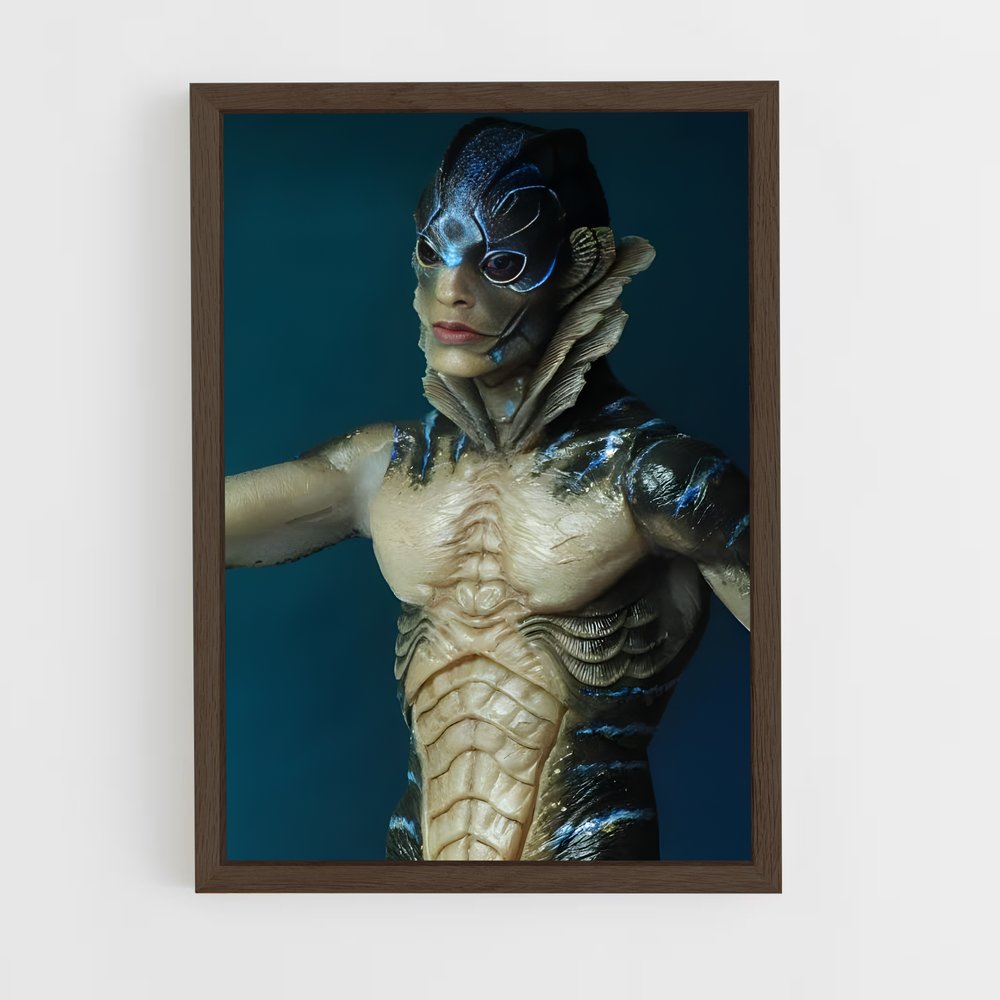ap-the amphibian man-4 cadre Bois foncé