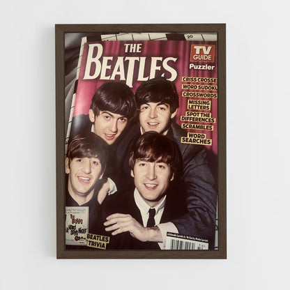 ap-the beatles-2 cadre Bois foncé