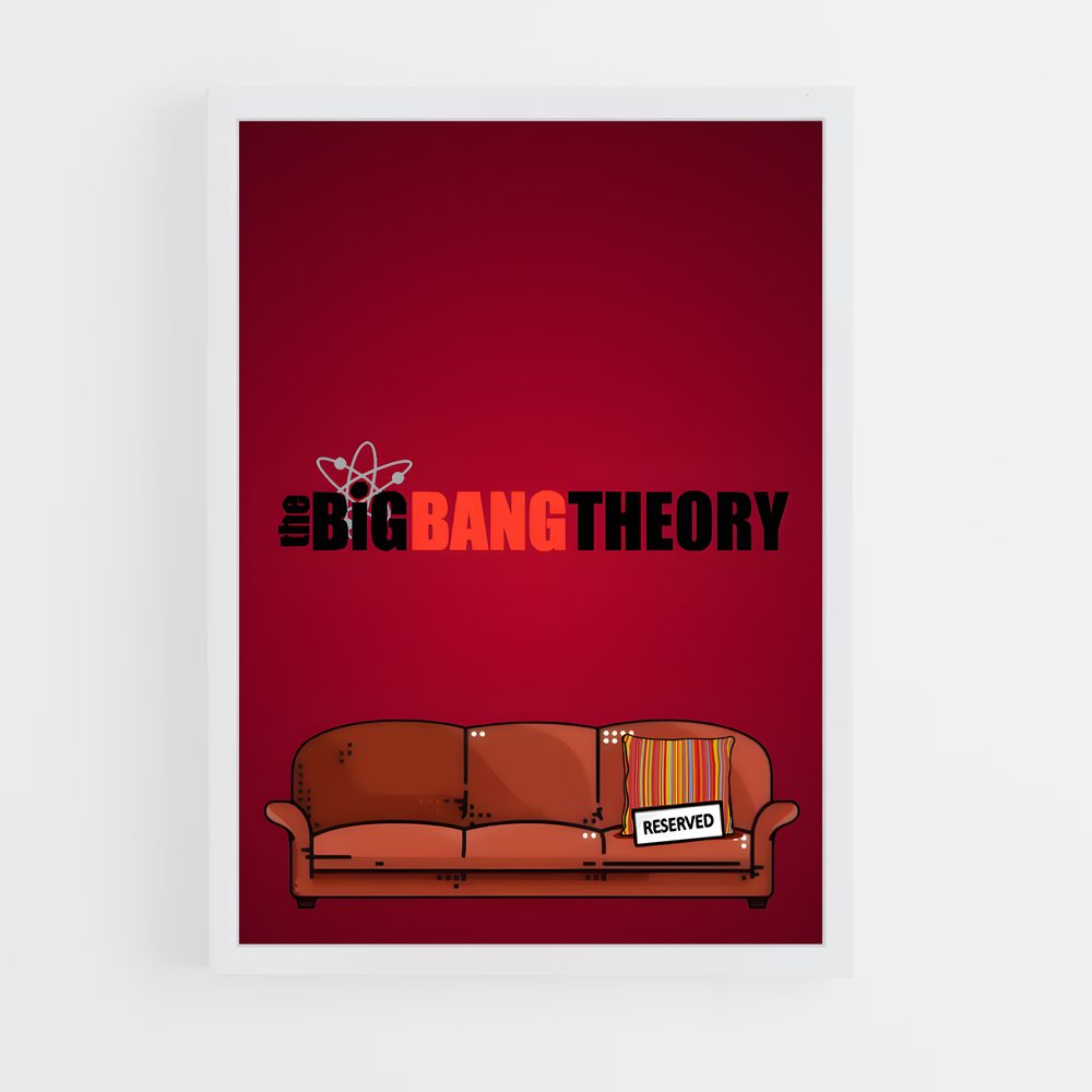 ap-the big bang theory-3 cadre Blanc