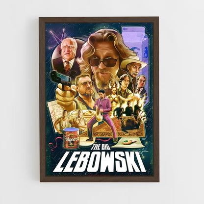 ap-the big lebowski-2 cadre Bois foncé