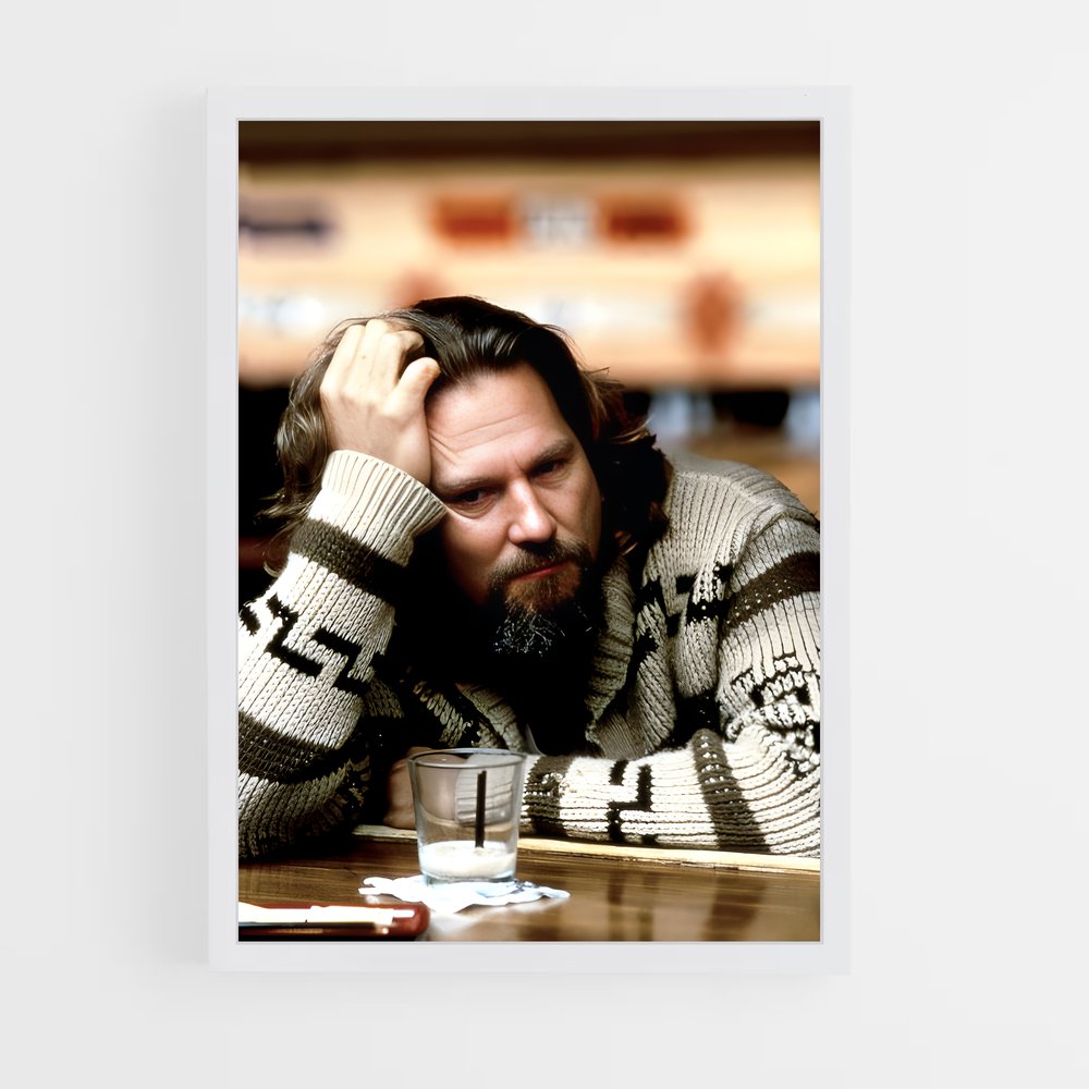 ap-the big lebowski-3 cadre Blanc