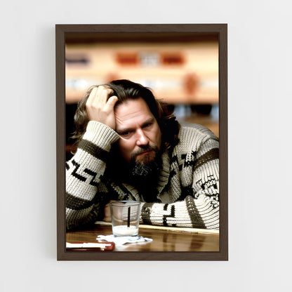 ap-the big lebowski-3 cadre Bois foncé
