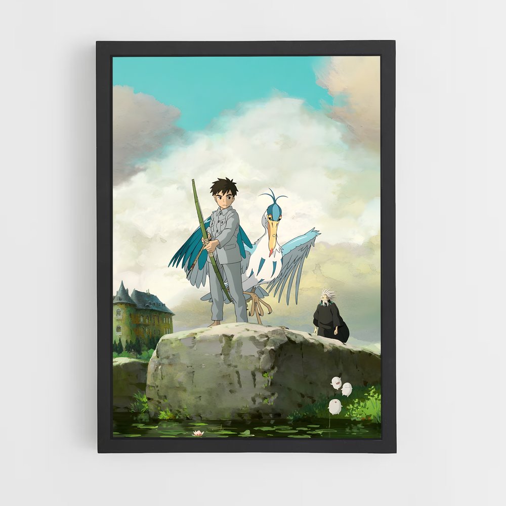 ap-the boy and the heron-1 cadre Noir