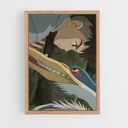 ap-the boy and the heron-2 cadre Bois clair