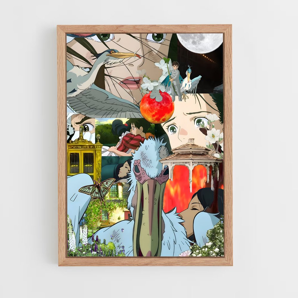 ap-the boy and the heron-4 cadre Bois clair