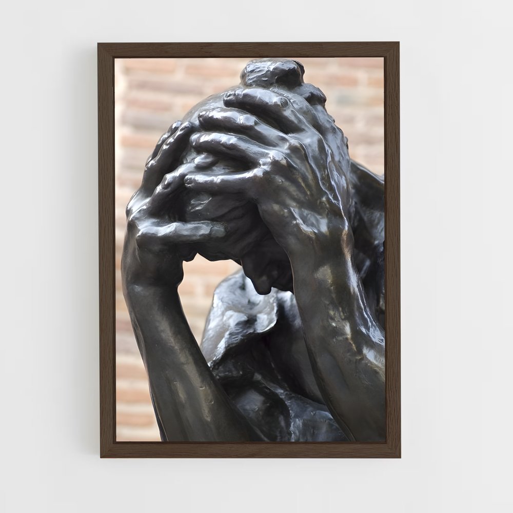 ap-the burghers of calais rodin-1 cadre Bois foncé
