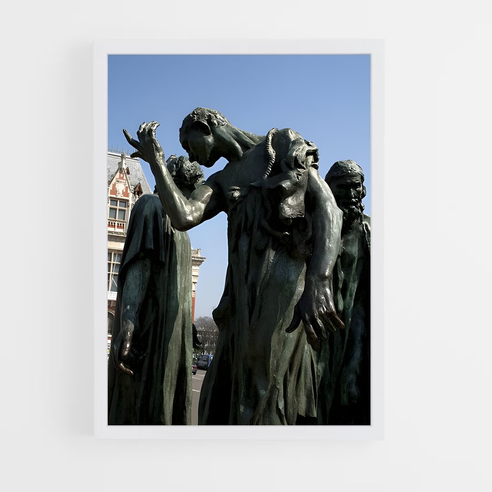 ap-the burghers of calais rodin-3 cadre Blanc