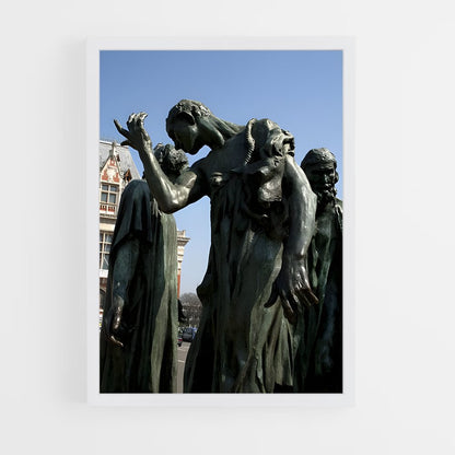 ap-the burghers of calais rodin-3 cadre Blanc