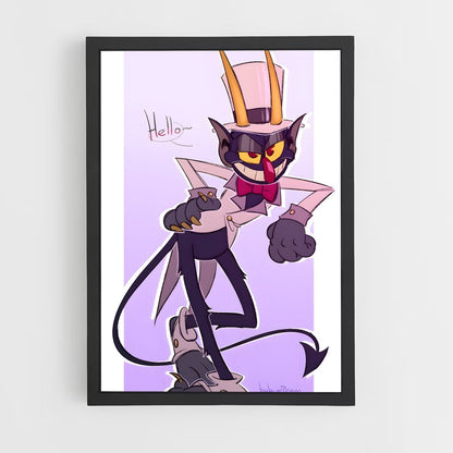 ap-the devil cuphead-1 cadre Noir
