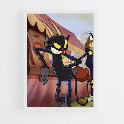 ap-the devil cuphead-3 cadre Blanc