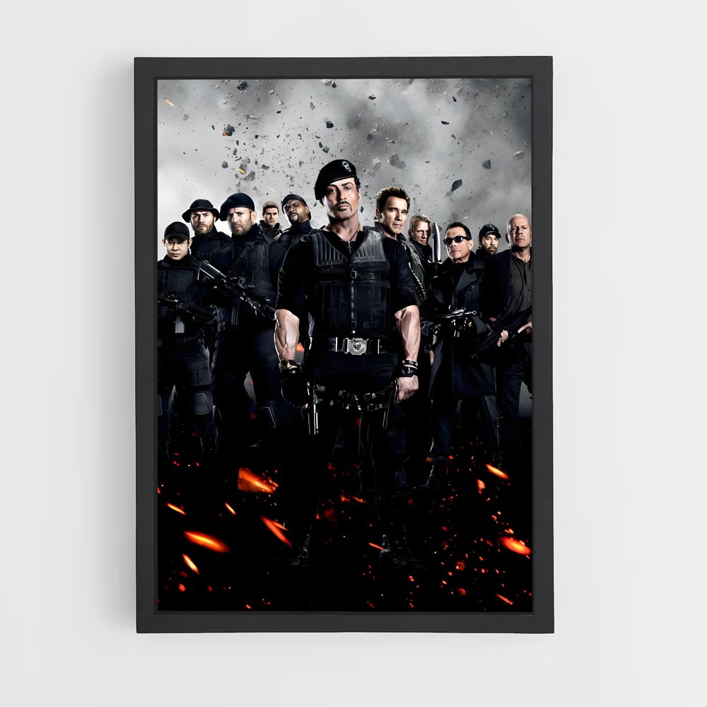 ap-the expendables-3 cadre Noir