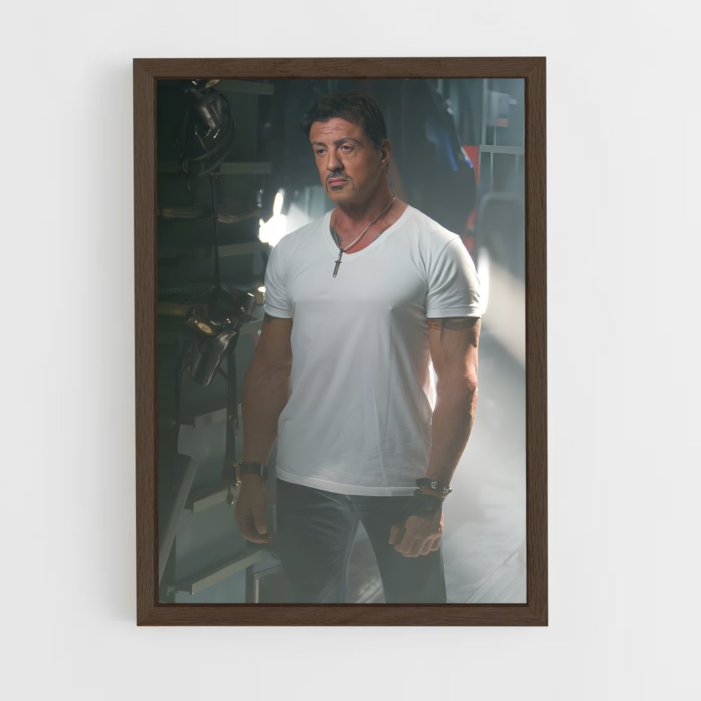 ap-the expendables-9 cadre Bois foncé