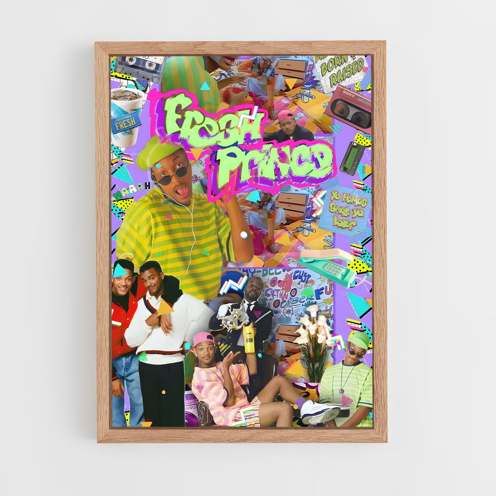 ap-the fresh prince of bel air-8 cadre Bois clair