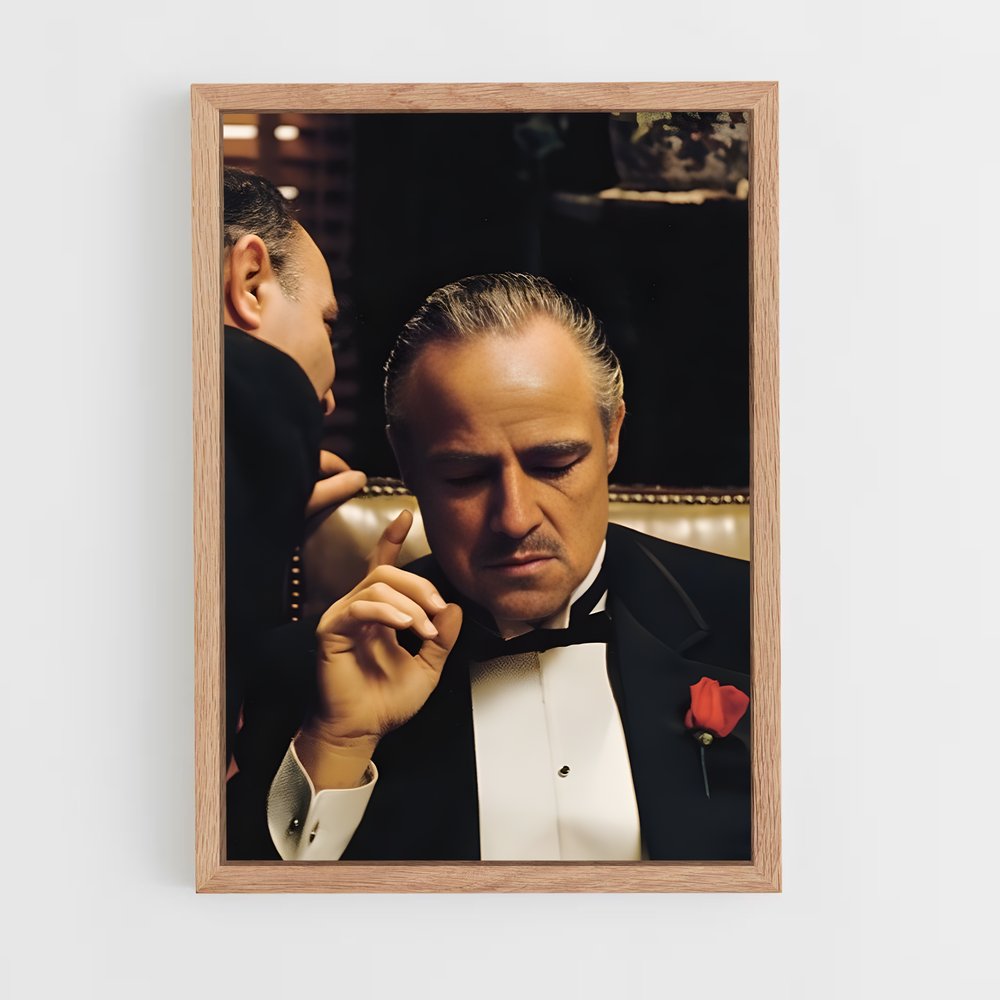 ap-the godfather-1 cadre Bois clair