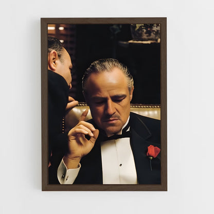 ap-the godfather-1 cadre Bois foncé