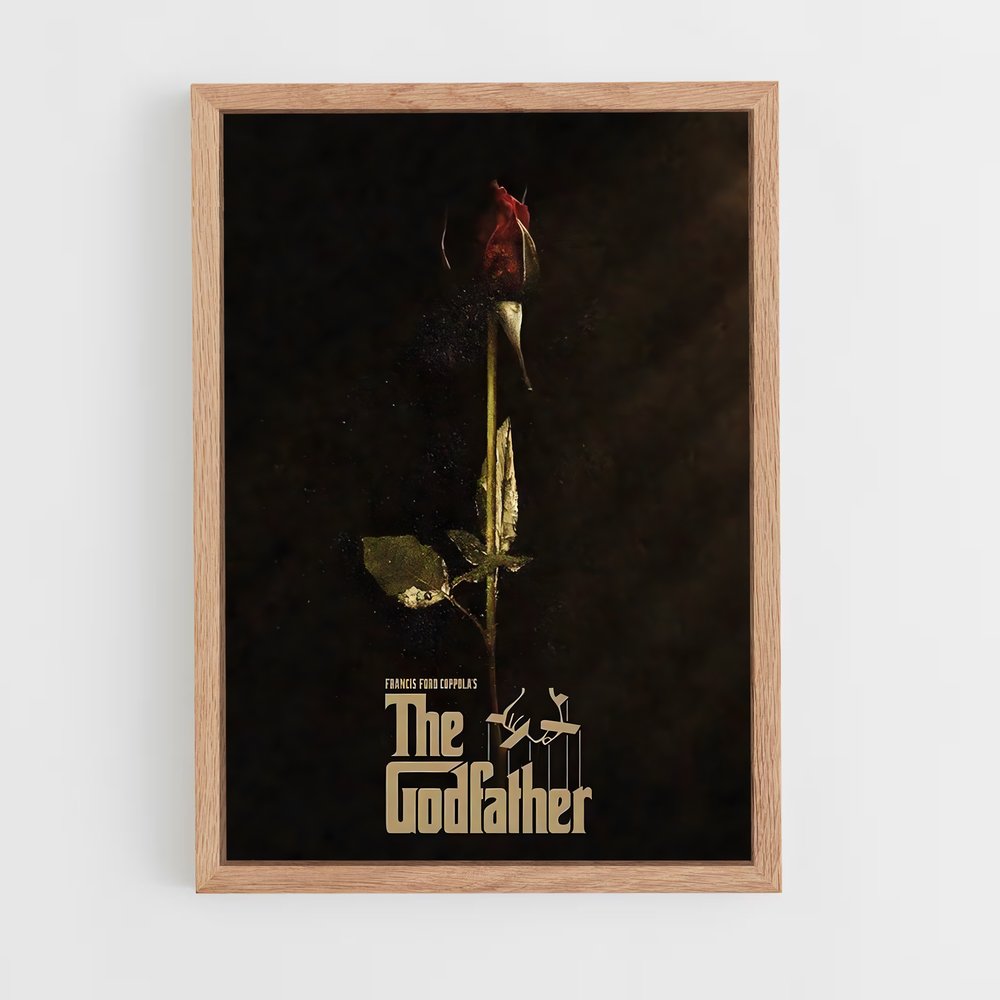 ap-the godfather-10 cadre Bois clair
