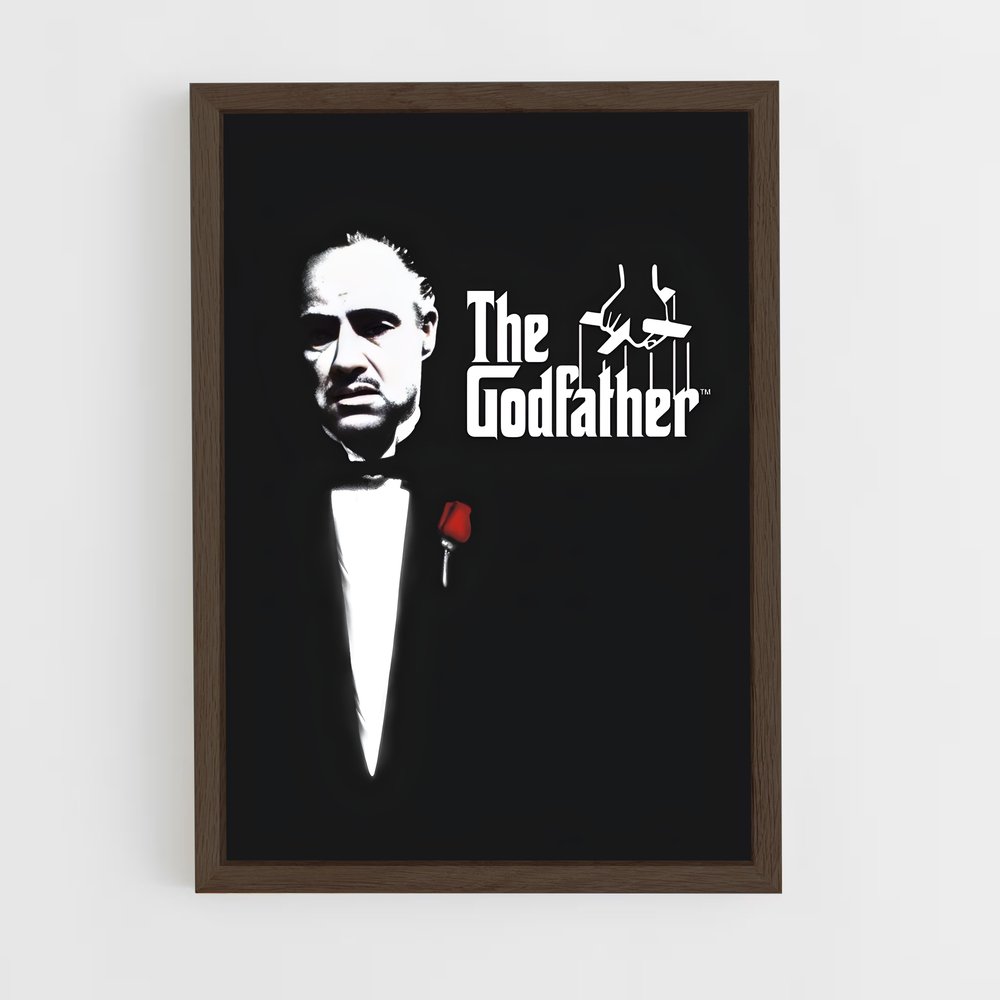 ap-the godfather-11 cadre Bois foncé