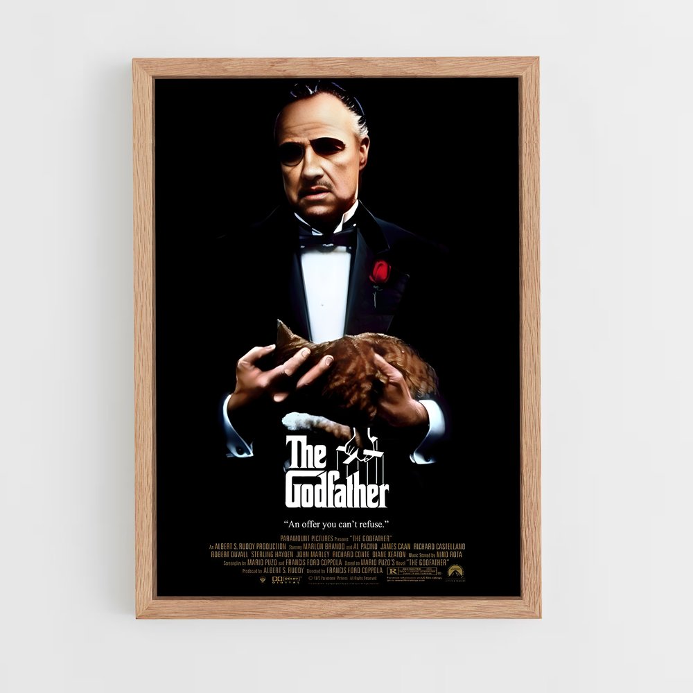 ap-the godfather-13 cadre Bois clair