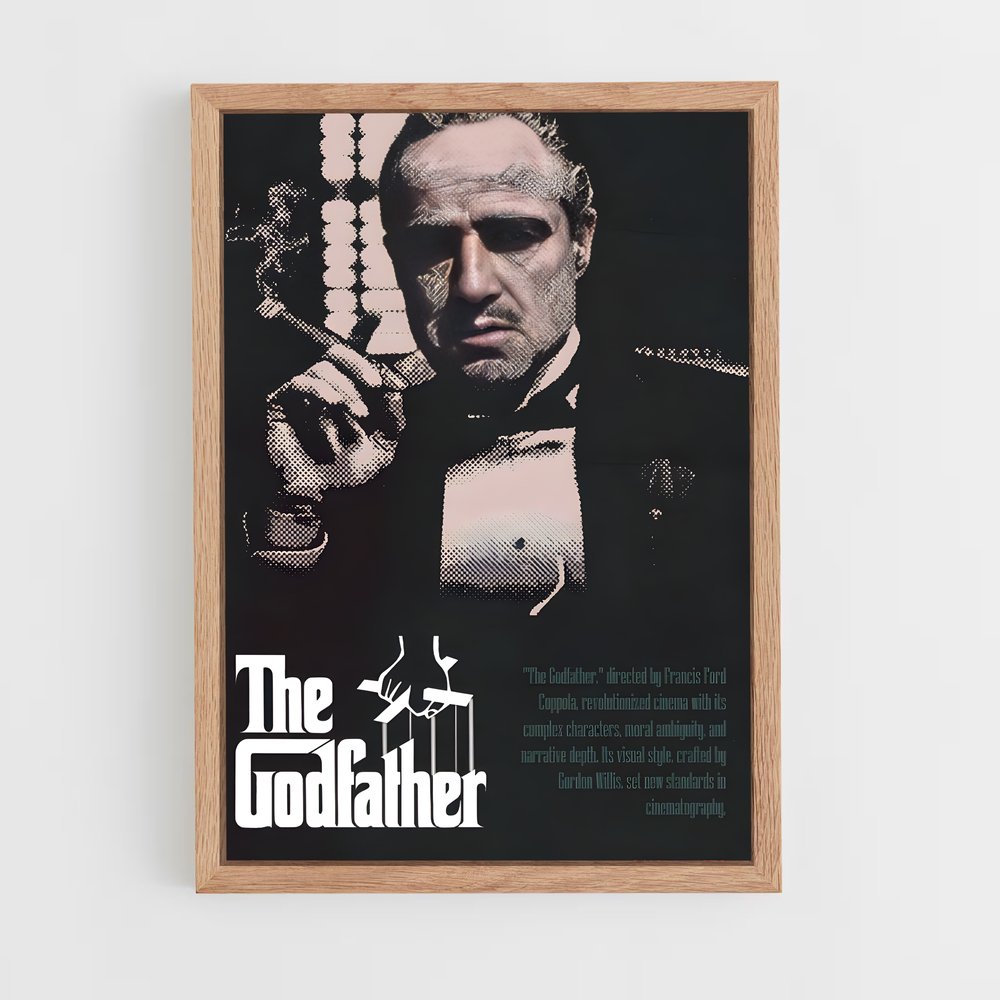 ap-the godfather-4 cadre Bois clair