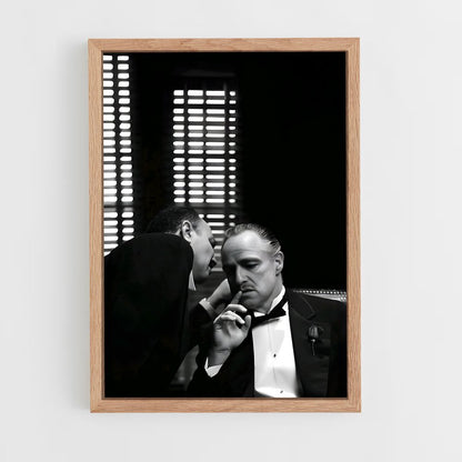 ap-the godfather-5 cadre Bois clair