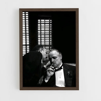ap-the godfather-5 cadre Bois foncé