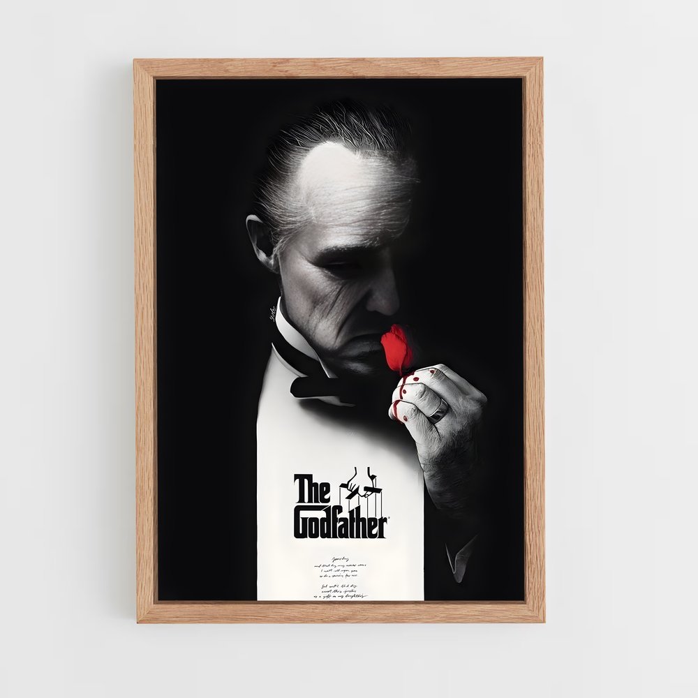 ap-the godfather-7 cadre Bois clair