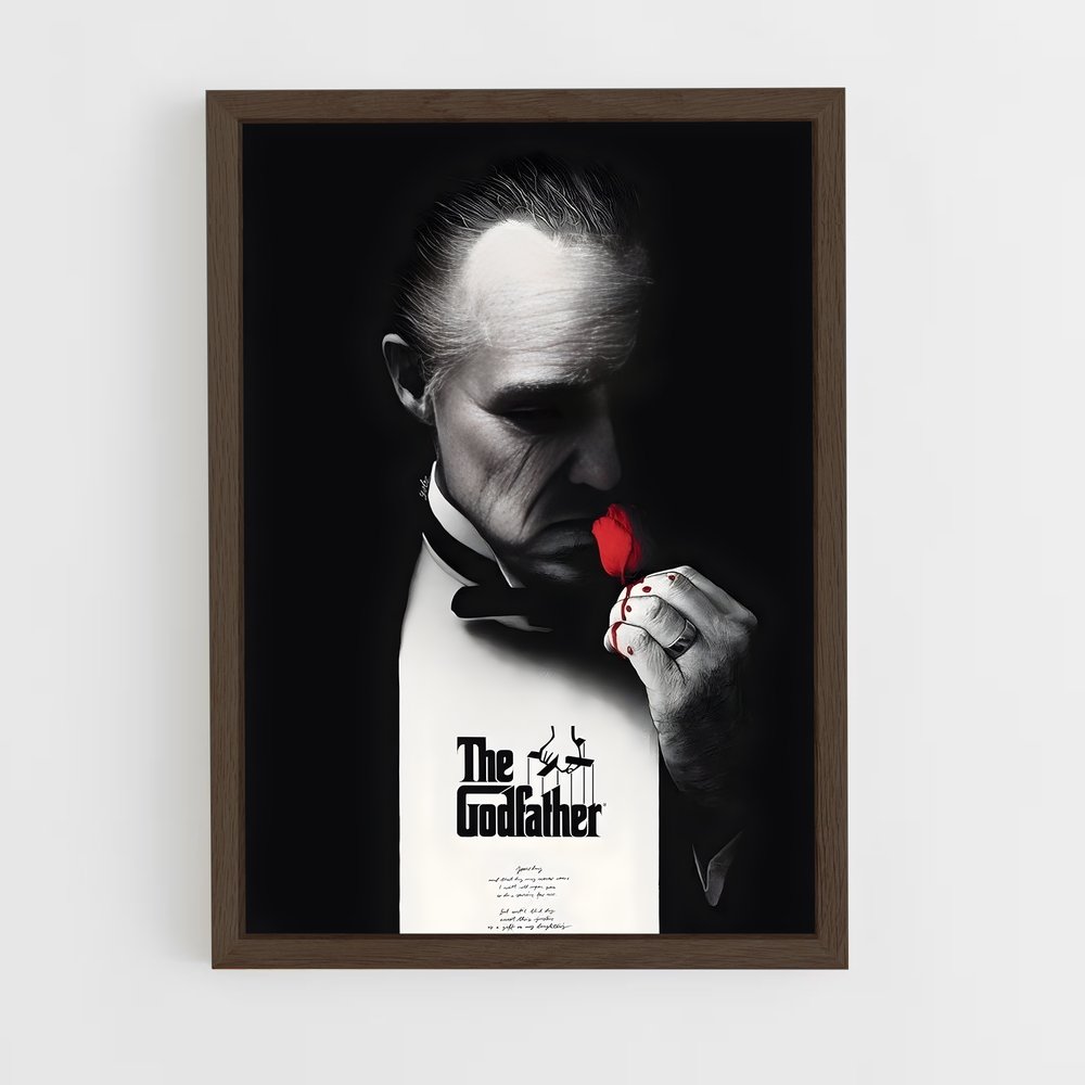 ap-the godfather-7 cadre Bois foncé