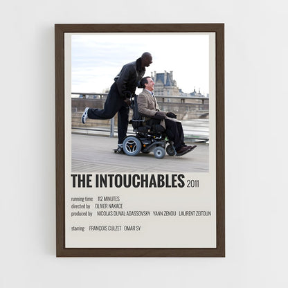 ap-the intouchables-1 cadre Bois foncé