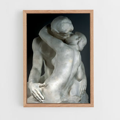 ap-the kiss rodin-1 cadre Bois clair