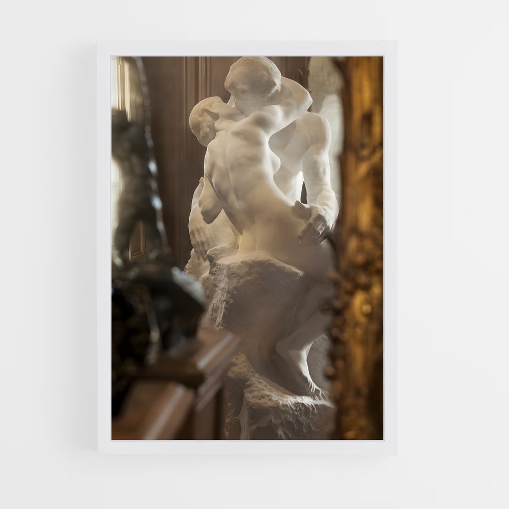 ap-the kiss rodin-2 cadre Blanc